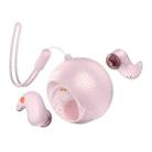 In-Ear Small Coconut Ball Stereo Bluetooth Earphones With Charging Compartment(Pink) - 1