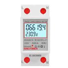 SINOTIMER  DDS6619 80A 230V Din Rail Single Phase Energy Meter Voltage Current Power Meter With Backlight  - 1