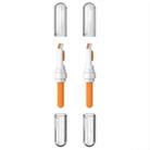 2pcs 3-in-1 Multi-purpose Bluetooth Earphone Cleaning Pen Keyboard Cleaning Brush(Orange) - 1