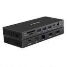 Blueendless 12-In-1 HD Multifunctional Docking Station 10Gbps Splitter With Switch(Dual 8K HDMI+DP) - 1