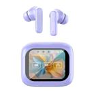 LX-10 Full-Color Touch Screen ANC+ENC Dual Noise Reduction In-Ear Wireless Bluetooth Earphone(Purple) - 1