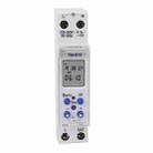 SINOTIMER TM610-2 220V 18mm Width Weekly Programmable Digital Timer Switch - 1