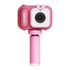 2.4 Inch IPS Screen 48MP Dual Lens Kids Digital Camera Mini Video Camera Without TF Card Pink Bunny  - 1