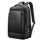 Bopai 61-51011 Large-Capacity Waterproof Business Laptop Backpack With USB+Type-C Port(Black) - 1