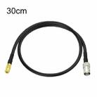 30cm BNC Female To SMB Male RG174 Coaxial Cable - 1