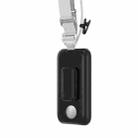 For Apple Vision Pro Battery PC Case Holder With Belt Clip And Shoulder Strap VR Headset Accessory(Black) - 1