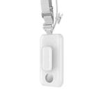 For Apple Vision Pro Battery PC Case Holder With Belt Clip And Shoulder Strap VR Headset Accessory(White) - 1