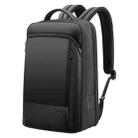 Bopai 61-53111 Large-capacity Waterproof Business Laptop Backpack With USB+Type-C Port(Black) - 1