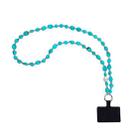 Imitation Turquoise Beaded Mobile Phone Chain Pendant, Spec: Neck Hanging 88cm - 1