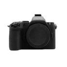 For Nikon Z50II Smooth Surface Camera Protective Silicone Case(Black) - 1