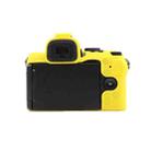 For Nikon Z50II Smooth Surface Camera Protective Silicone Case(Yellow) - 2
