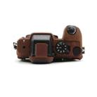 For Nikon Z50II Smooth Surface Camera Protective Silicone Case(Brown) - 3