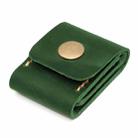 Mobile Phone SIM Card Leather Case Memory Card Case Guitar Pick Case(Green) - 1