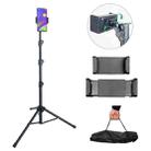 1.6m Adjustable Tablet Stand Floor-Standing Retractable Mobile Phone Tripod, Model: 323(With Cloth Bag) - 1