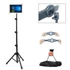 1.6m Adjustable Tablet Stand Floor-Standing Retractable Mobile Phone Tripod, Model: 307(With Cloth Bag) - 1