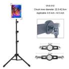 1.6m Adjustable Tablet Stand Floor-Standing Retractable Mobile Phone Tripod, Model: 312(With Cloth Bag) - 2