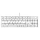 Rapoo V500DIY Mechanical Keyboard With Light Effect 18 Keys Hot Swap Fast Silver Shaft Desktop Laptop Wired Keyboard(White) - 1