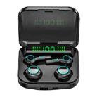 M21 2pairs Bluetooth 5.2 Earphones TWS Wireless Couple Noise Canceling Waterproof Earbuds(Black) - 1