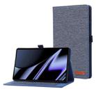 For Blackview Tab 60 8.68-Inch Fabric Leather Tablet Case(Blue) - 1