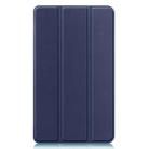 For Blackview Tab 60 8.68-Inch 2023 Custer Pure Color 3-Fold Holder Smart Leather Tablet Case(Deep Blue) - 2