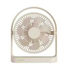 JisuLife FA27 Desktop Wireless Rechargeable Fan Office Table Mini Fan(Brown) - 1