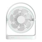 JisuLife FA27 Desktop Wireless Rechargeable Fan Office Table Mini Fan(Light Gray) - 1