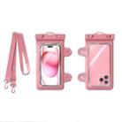 Multifunctional Mobile Phone IPX8 30m Waterproof Bag With Suction Cup And Double Hooks(Pink) - 1