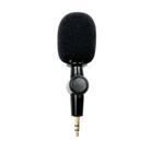 Mobile Phone Live Broadcast Microphone, Style: Pro 3.5 Straight Head 3-section Plug (Sponge Cover) - 1