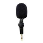 Mobile Phone Live Broadcast Microphone, Style: Pro 3.5 Straight Head 4-section Plug (Sponge Cover) - 1