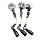 Mobile Phone Live Broadcast Microphone, Style: Pro 3.5 Straight 4-section Plug (Rabbit Fur Cover) - 2