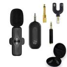 Elebest 3.5mm Wireless Lavalier Microphone Mini Clip-On Mic, Spec: One Drag One Set 3 - 1