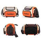 Cwatcun D121 Shoulder Crossbody Camera Bag Colorful Large Capacity Waterproof Digital Photography Bag, Color: Small Orange Red - 2