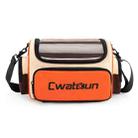 Cwatcun D121 Shoulder Crossbody Camera Bag Colorful Large Capacity Waterproof Digital Photography Bag, Color: Large Orange Red - 1