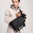 Cwatcun D133 Camera Chest Bag Multi-functional Handheld Slanting Cross Shoulder Camera Casual Bag, Color: Large Black - 2