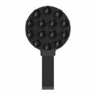 Suction Cup Magnetic Silicone Phone Holder Phone Case Grip Holder(Black) - 1