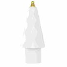 For Apple Pencil 1 / 2 Generation & USB-C Stylus Modified Pen Tip Diamond Crystal Pencil Nib(White) - 1