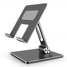 Aluminum Alloy Tablet Stand Desktop Folding Mobile Phone Stand(Gray) - 1