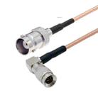 30cm CC4 Male Elbow To BNC Female Connector Cable RG179 Coaxial RF Wire - 1