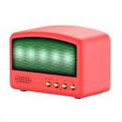 BT11-D Mini Card USB Flash Drive FM Radio Retro Wireless Bluetooth Speaker, Color: Red - 1