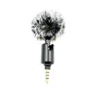 Mobile Phone Live Broadcast Microphone, Style: 3.5 Straight Head 4-section Plug (Rabbit Fur Cover) - 1