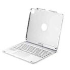 For iPad Pro 12.9 Inch 2022/2021/2020/2018 Tablet Bluetooth Touch Keyboard With Backlight 360 Degree Rotation(Silver) - 2