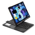 360 Degree Rotation Bluetooth Keyboard Case With Backlight For iPad Air 11 2024 / Air 5 / Air 4 10.9 / Pro 11 2022 2021 2020 2018(Black) - 1