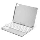 For iPad 10th Gen 10.9-inch 2022 Tablet Bluetooth Keyboard With Backlight 360 Degree Rotation(Silver) - 2