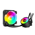 COOLMOON RGB120 5V ARGB Integrated Single Row Multi-Platform CPU Cooler(Black) - 1