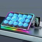 ICE COOREL K15C Smart Adjustable Laptop Radiator Base With RGB Lighting Effect, Color: 14 Fans - 1