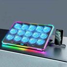 ICE COOREL K15C Smart Adjustable Laptop Radiator Base With RGB Lighting Effect, Color: 15 Fans - 1