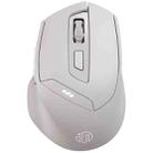 Inphic DR6 2.4G Wireless + Bluetooth 5.0/4.0 Tri-mode Charging Mute Office Gaming Computer Mouse(White Apricot) - 1