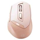 Inphic DR8 2.4G Wireless + Bluetooth 5.0/4.0 Tri-mode Charging Mute Office Gaming Computer Mouse(Milk Tea Color) - 1