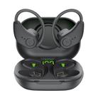 Bluedio S6 Sports Wireless Stereo Bluetooth Earphones With Battery Level Display Charging Bin(Black) - 1