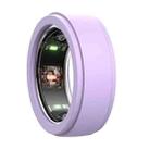 For Samsung Galaxy Ring / Oura Ring Silicone Solid Color Cover Scratch Resistant Case, Size: S(Purple) - 1